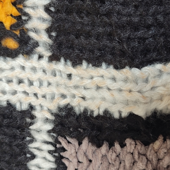 Diane Von Furstenberg Checkered Wool Jumper Sweater - Picture 7 of 8